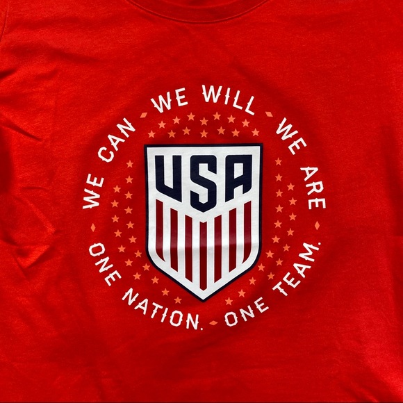 Nike USA We Can We Will We Are One Nation One Team Short Sleeve Tee Shirt - Picture 7 of 8